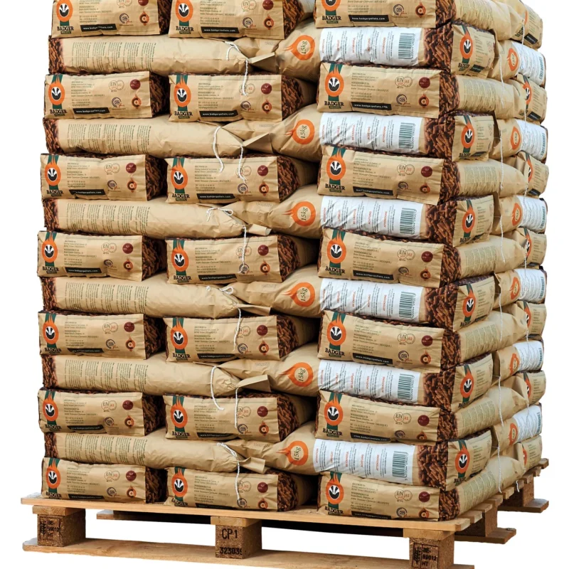 BADGER PELLET - Palet de 65 sacos de pellets