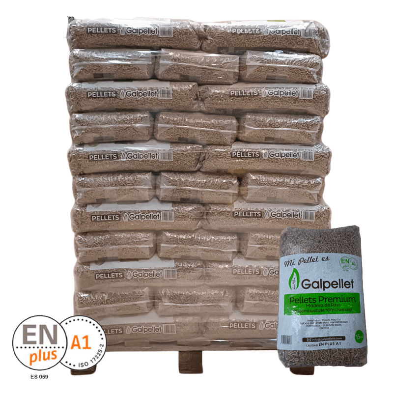 GALPELLET - Palet de 70 sacos de pellets