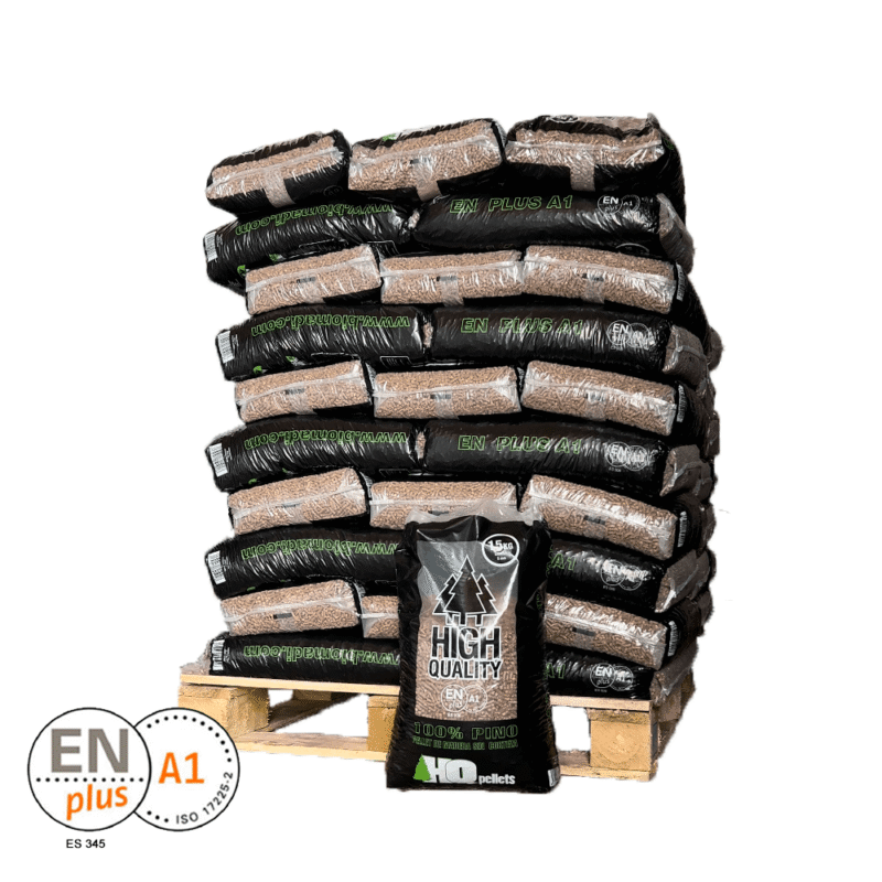 HQ PELLET - Palet de 70 sacos de pellets